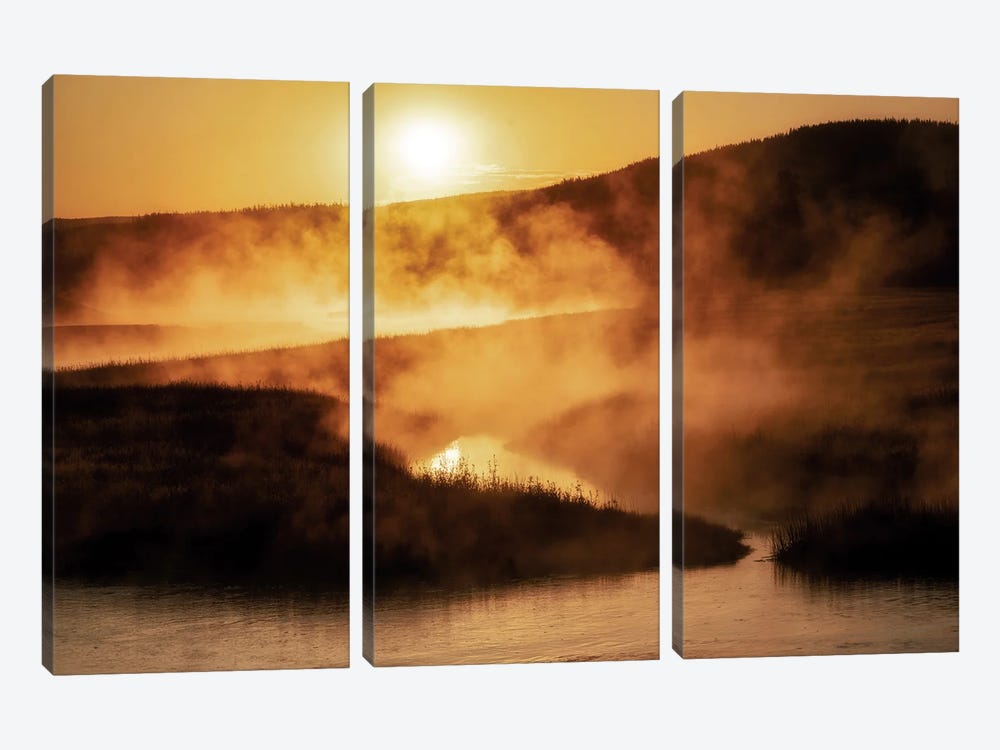 Madison Sunrise II by Dennis Frates 3-piece Canvas Wall Art