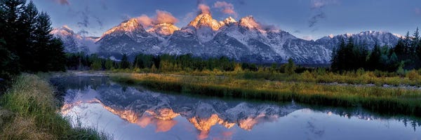 Teton Range: Teton Pano II by Dennis Frates