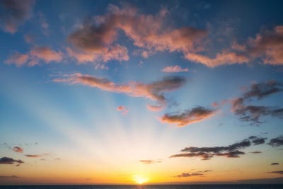 Tropical Sunset II by Dennis Frates canvas print