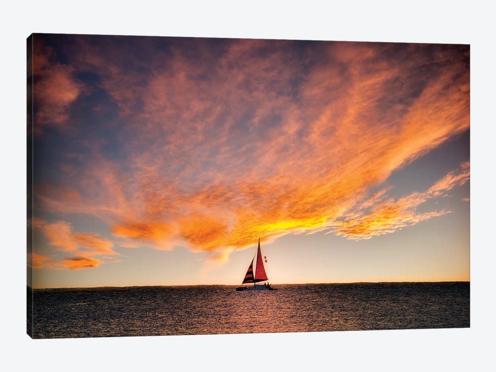 Into The Sunset by Dennis Frates 1-piece Canvas Art Print