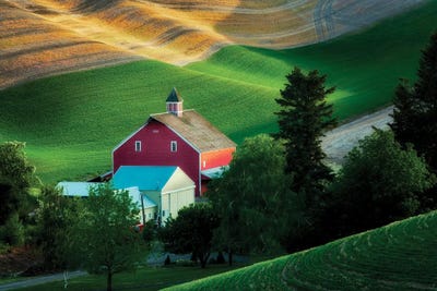 Valley Barn by Dennis Frates gallery poster