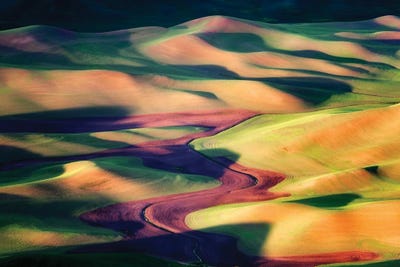 Palouse Morning by Dennis Frates metal wall art