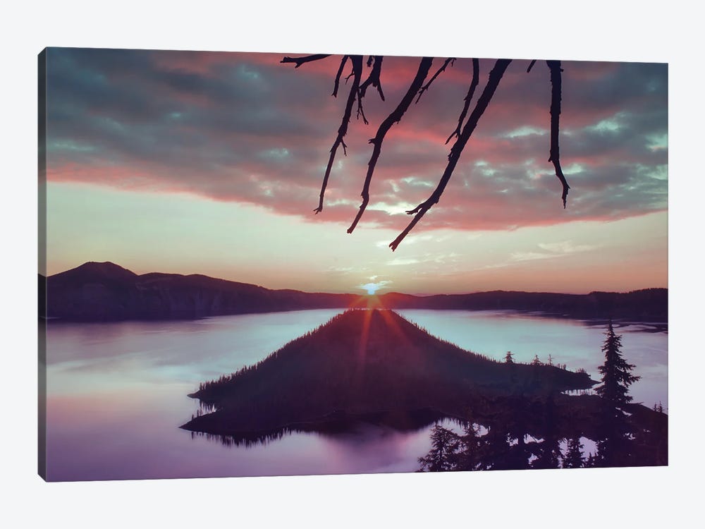 Crater Lake Sunrise by Dennis Frates 1-piece Canvas Art Print