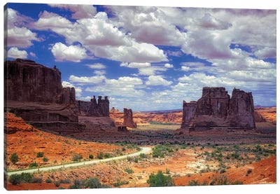 Southwest Road Canvas Art Print - Desert Landscape Photography
