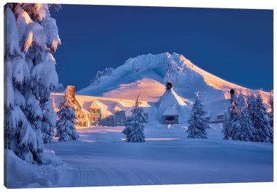 Timberline Winter Canvas Art Print - Snowscape Art