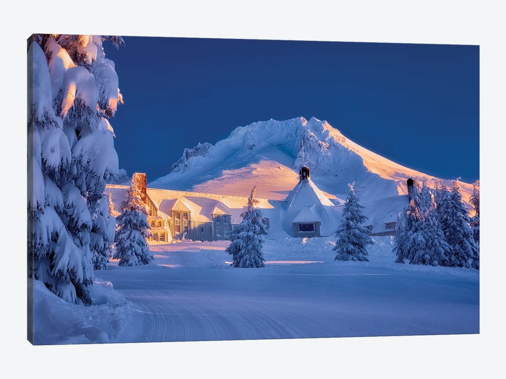 Timberline Winter by Dennis Frates 1-piece Canvas Art Print