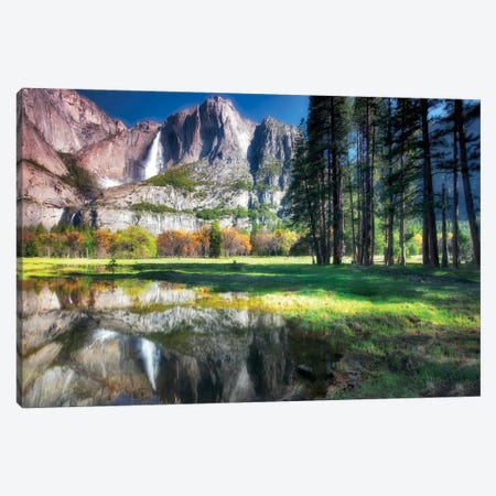 Yosemite Reflection Canvas Print #DEN1667} by Dennis Frates Canvas Art