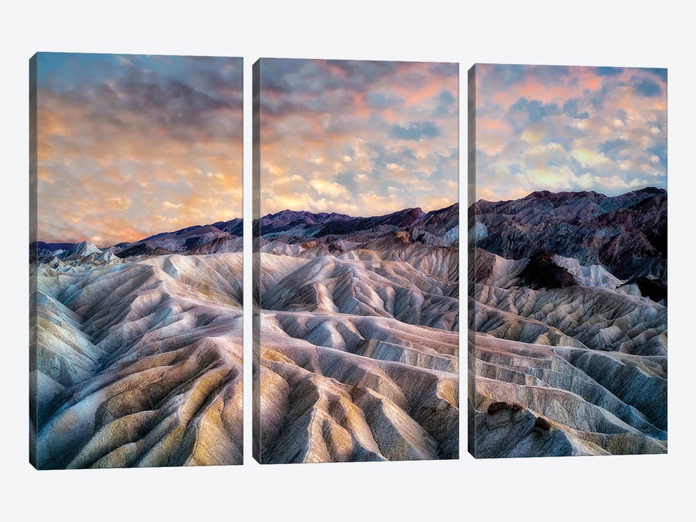 Death Valley Sunrise III by Dennis Frates 3-piece Canvas Print