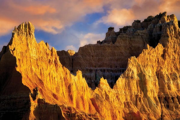 Badlands National Park: Badlands Sunrise by Dennis Frates