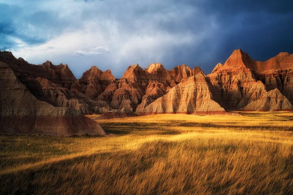Mountain Sunrises & Sunsets: Badlands Sunrise II by Dennis Frates