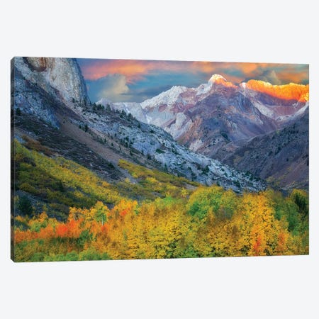 Sierra Autumn Sunrise Canvas Print #DEN1680} by Dennis Frates Canvas Print