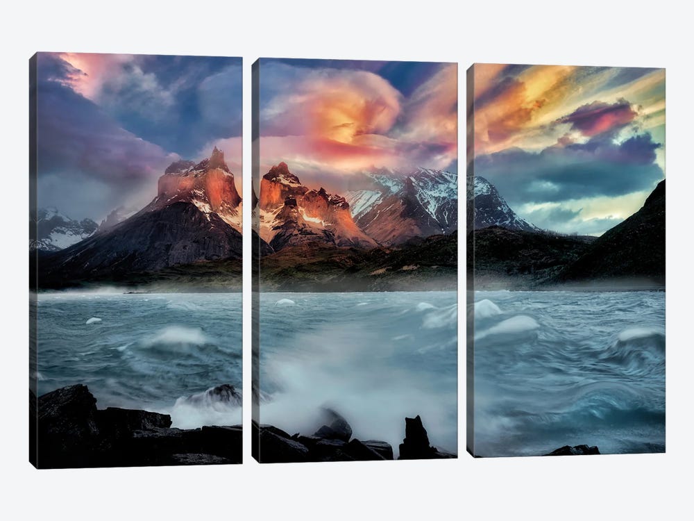 Patagonia by Dennis Frates 3-piece Art Print