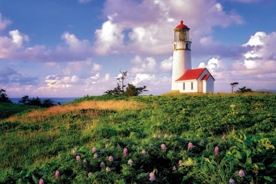 Spring Lighthouse by Dennis Frates canvas print