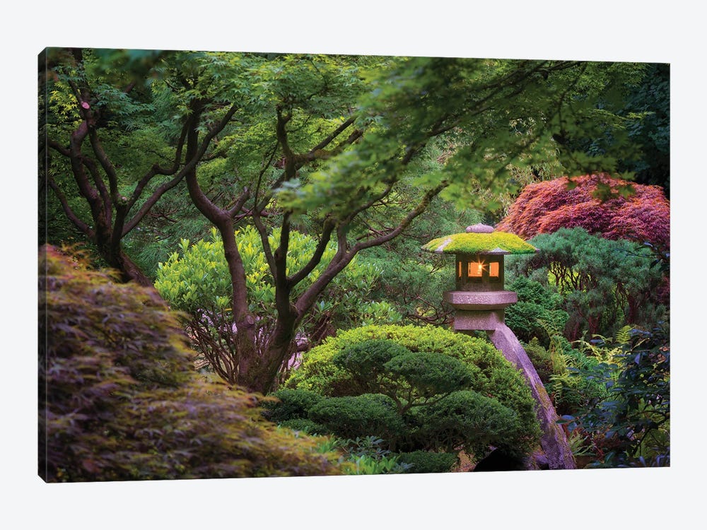 Japanese Garden Lantern by Dennis Frates 1-piece Art Print