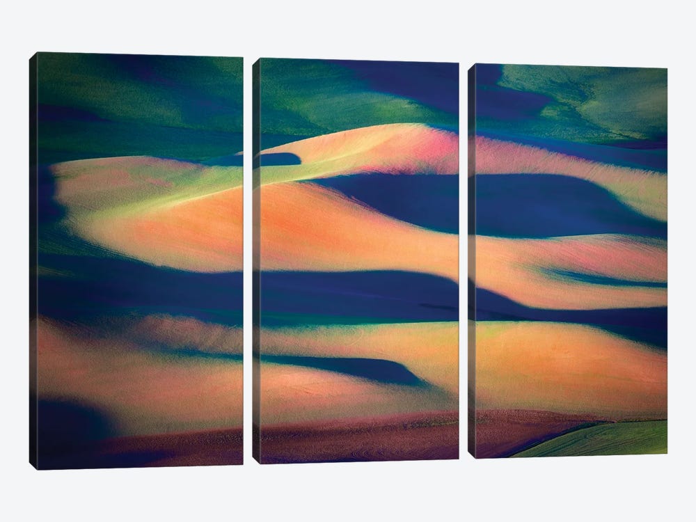 Palouse Morning III by Dennis Frates 3-piece Canvas Art Print