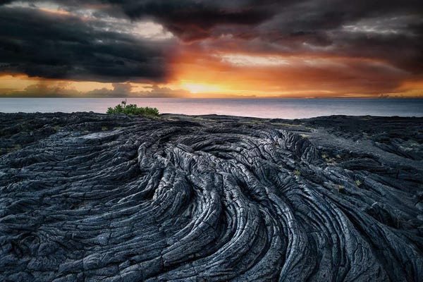 Volcanoes: Lava Swirl by Dennis Frates