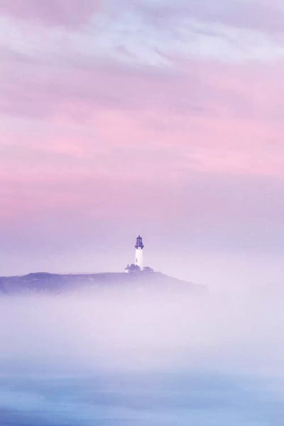 Lighthouse Sunrise by Dennis Frates canvas print