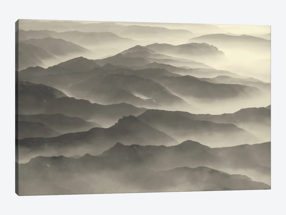 Foggy Mountains by Dennis Frates 1-piece Canvas Print