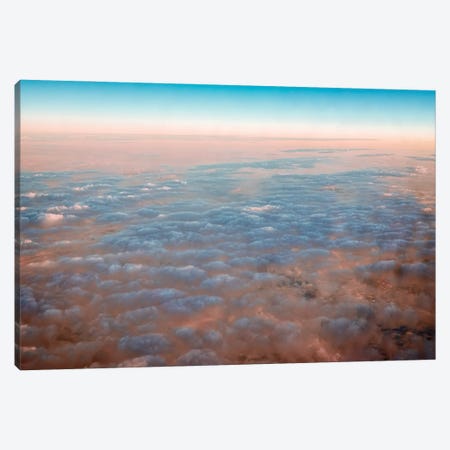 Sunset Clouds From The Air Canvas Print #DEN1798} by Dennis Frates Canvas Art Print