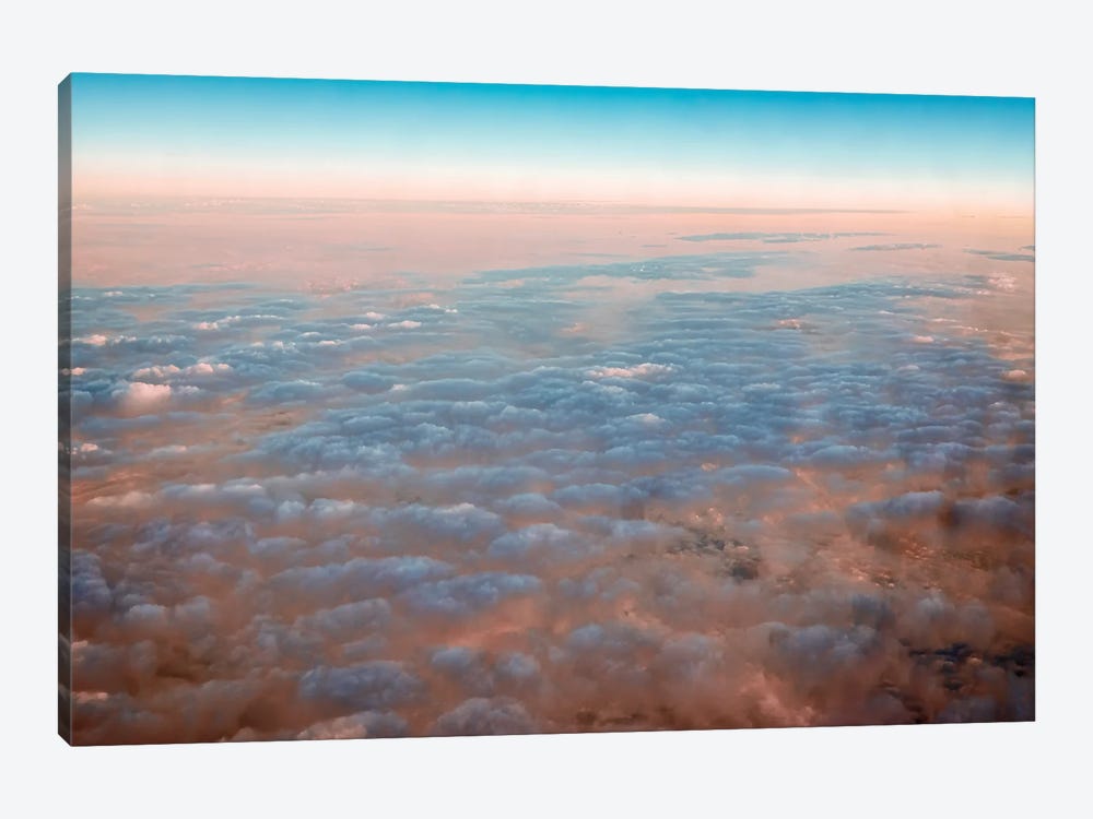 Sunset Clouds From The Air by Dennis Frates 1-piece Canvas Art Print