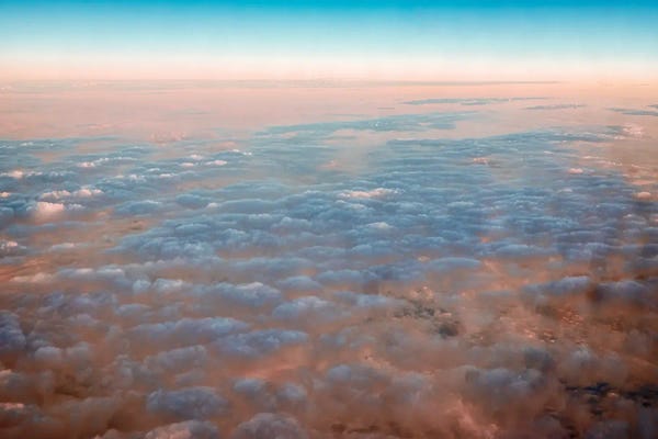 Sunset Clouds From The Air