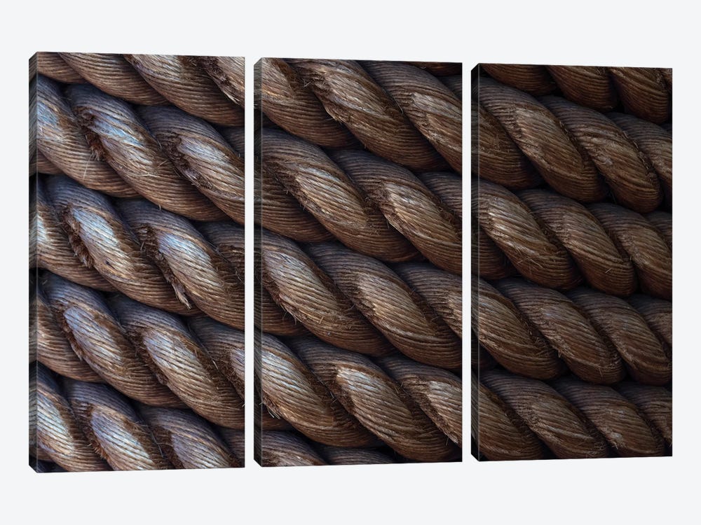 Maritime Rope by Dennis Frates 3-piece Art Print
