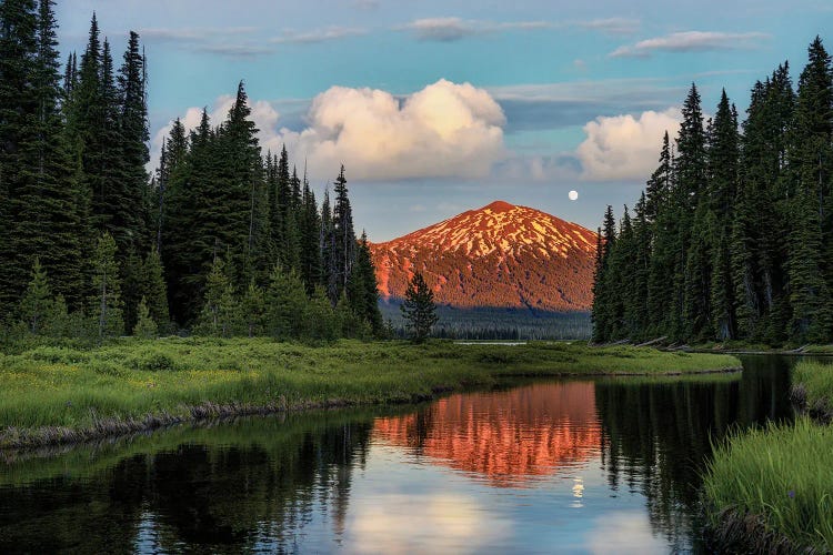 Sunset And Moon