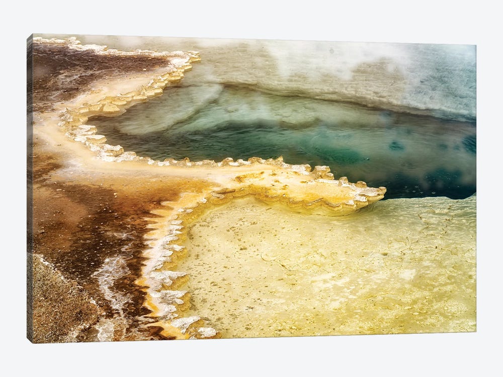 Geothermal Pool IV by Dennis Frates 1-piece Canvas Print