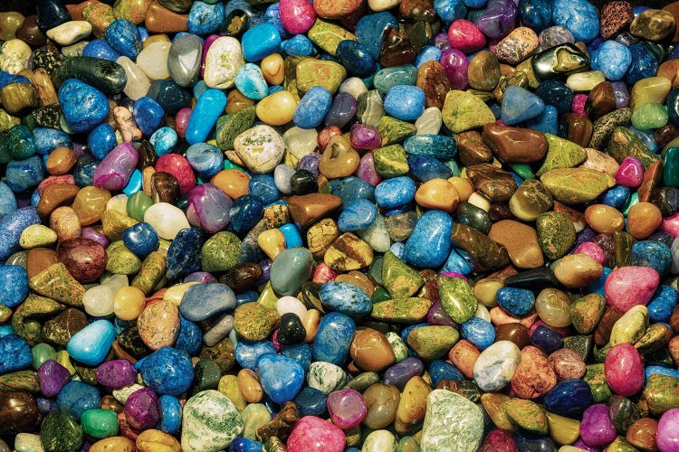 Colorful Rocks by Dennis Frates wall art