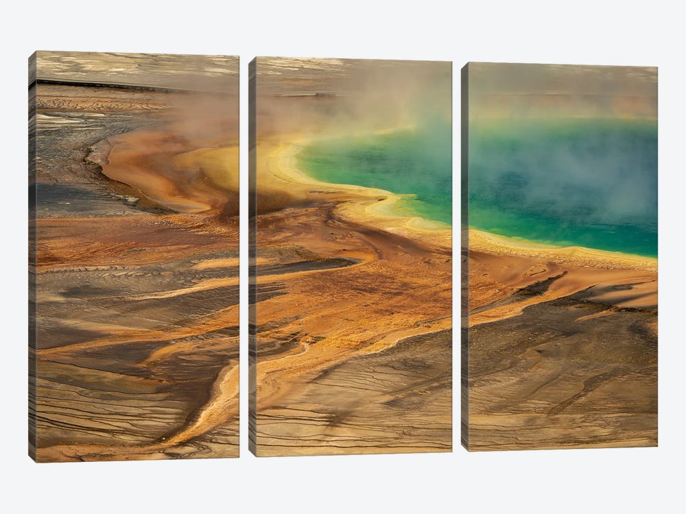 Colorful Pond by Dennis Frates 3-piece Canvas Wall Art