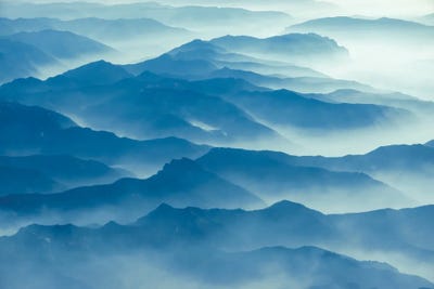 Foggy Mountain V by Dennis Frates art print