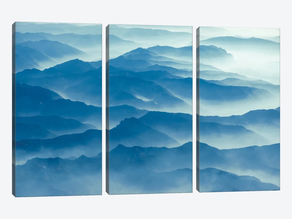 Foggy Mountain V by Dennis Frates 3-piece Canvas Art