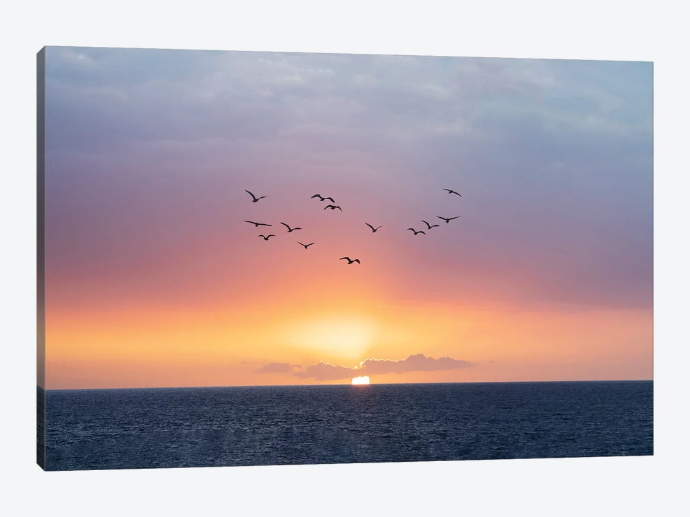 Perfect Sunset by Dennis Frates 1-piece Canvas Art Print