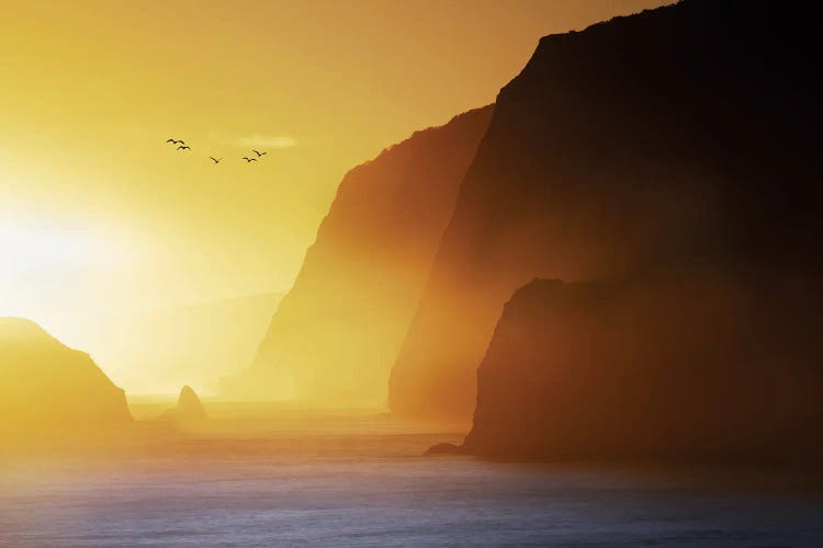 Tropical Seascape by Dennis Frates wall art