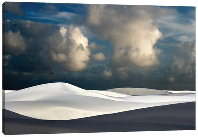 White Sands III Canvas Art Print - Coastal Sand Dune Art