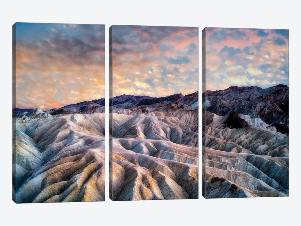 Death Valley Sunrise IV by Dennis Frates 3-piece Canvas Art