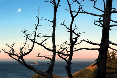 Lighthouse Moonrise II by Dennis Frates art print