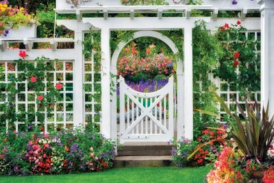 Garden Gate II by Dennis Frates canvas print