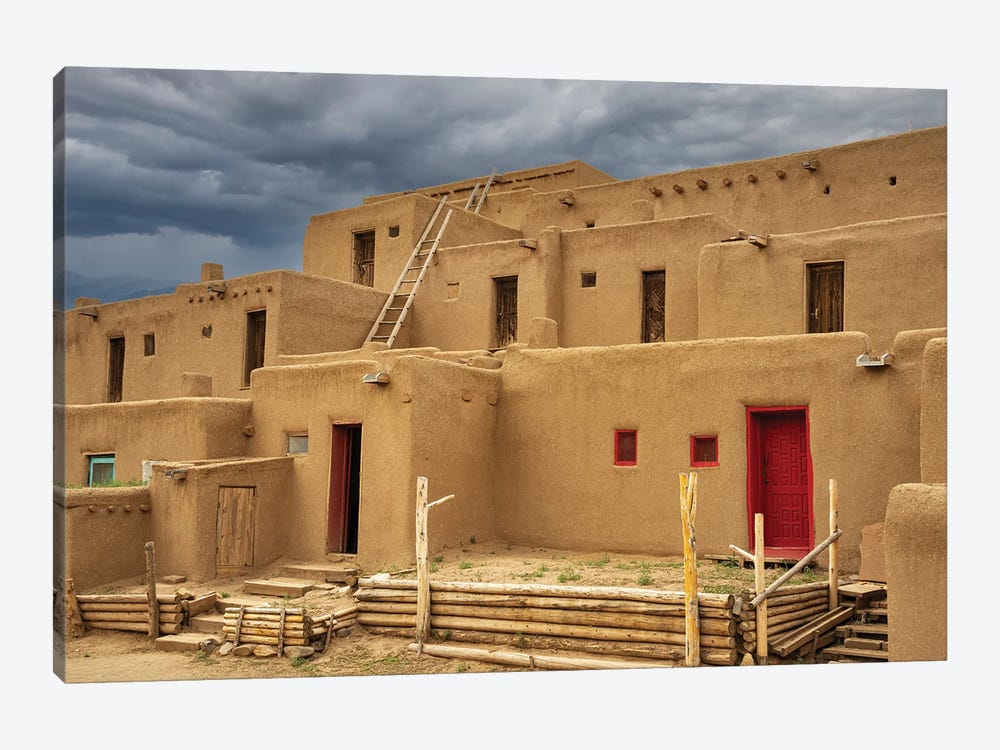 Taos Pueblo II by Dennis Frates 1-piece Canvas Print