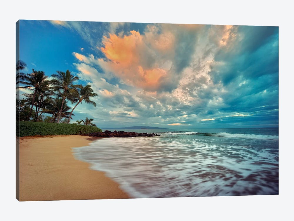 Maui Sunset by Dennis Frates 1-piece Canvas Art Print