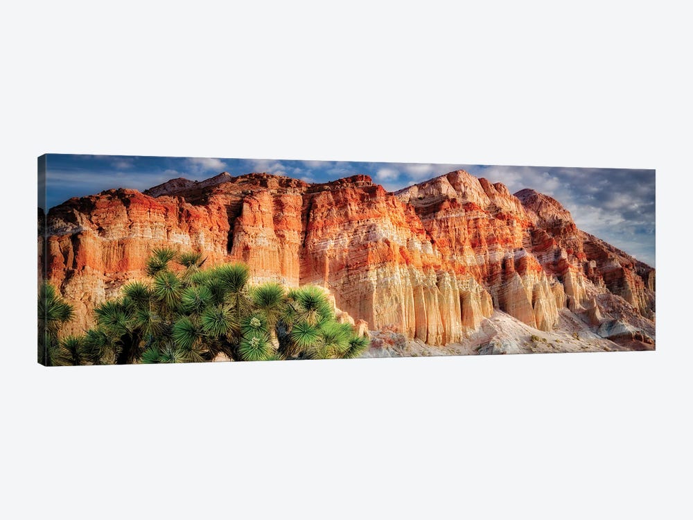 Southwest Cliffs Panoramic by Dennis Frates 1-piece Canvas Art