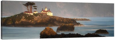 California Lighthouse Panoramic Canvas Art Print - Lighthouse Art