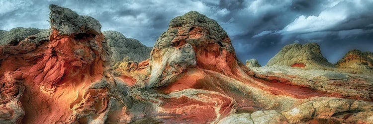 Colorful Rock Formation Panoramic