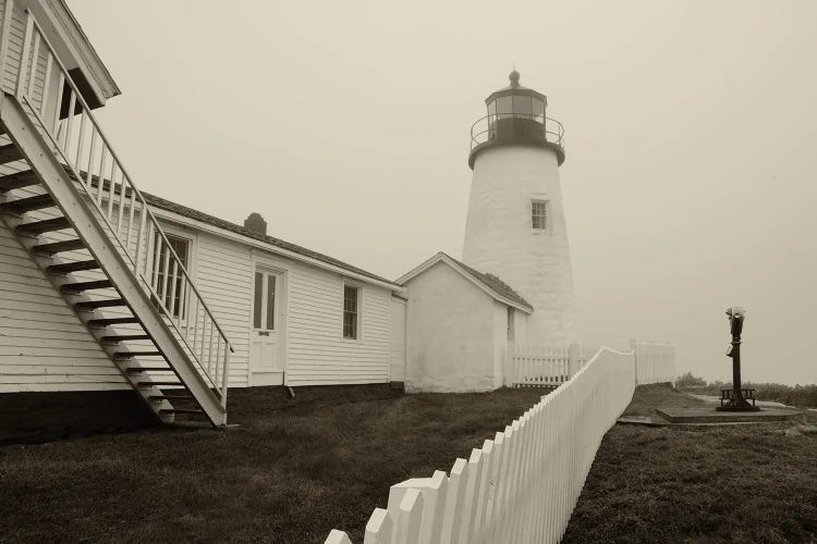 Lighthouse In Fog