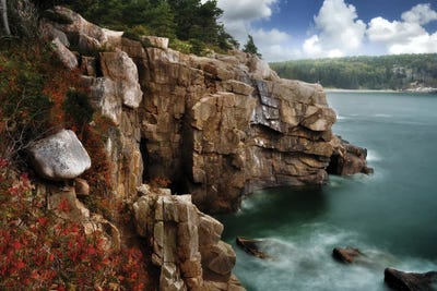 Acadia Coastline II by Dennis Frates framed wall art