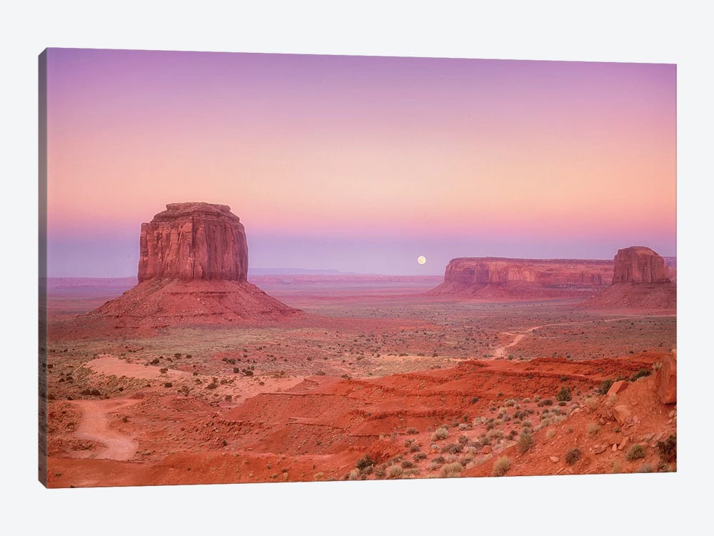 Monument Moon by Dennis Frates 1-piece Canvas Wall Art