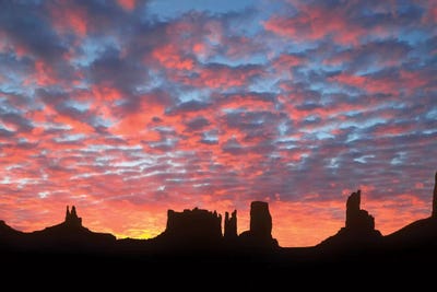 Monument Slhouette by Dennis Frates canvas print