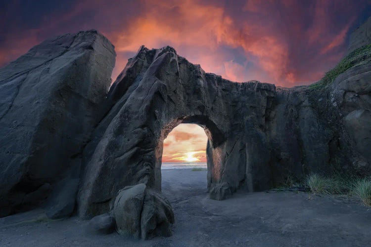 Oceanside Arch Sunset