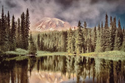 Mt. Rainier by Dennis Frates framed wall art