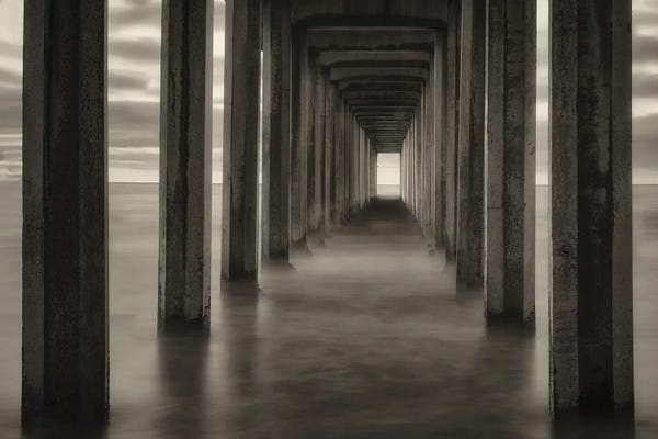 Docks & Piers: Under The Pier by Dennis Frates
